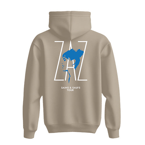 ZAZ - Beige Hoodie / Sudadera