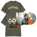 Vinyle collector "Les évadés" + T shirt "Les évadés"