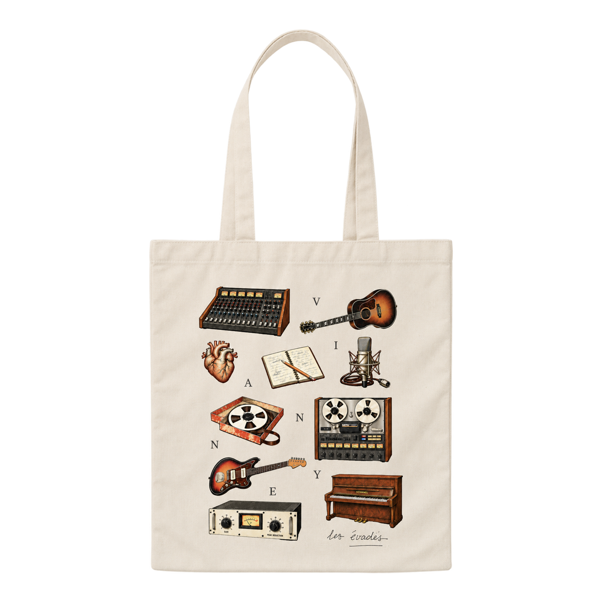 Tote-bag "Organic music please"
